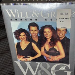 Will & Grace Season 7 DVD Box Set - Silver Cover Sealed